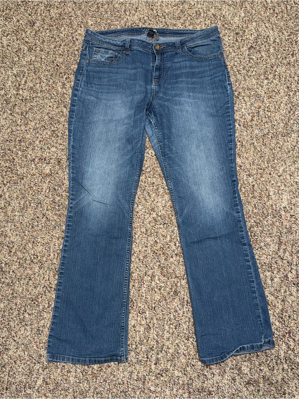 Women's size 16 apt 9 Blue‎ Denim Bootcut Jeans